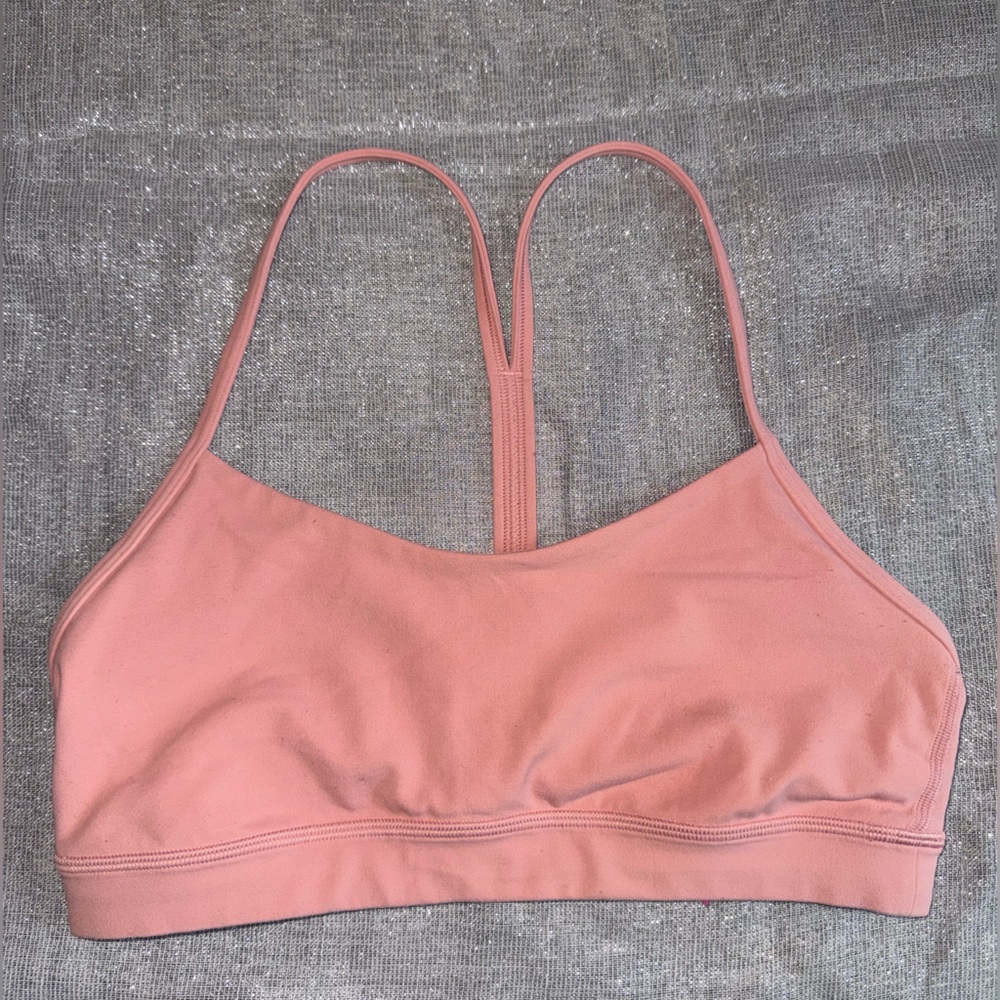 Lululemon pink Flow Y bra